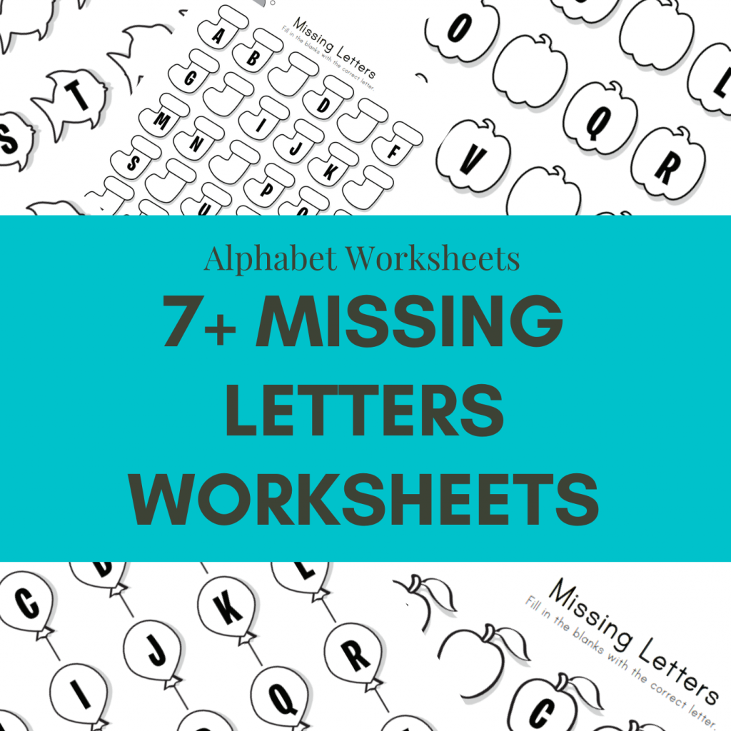 7+ Missing Letters Worksheets in 2023 | Worksheets Free