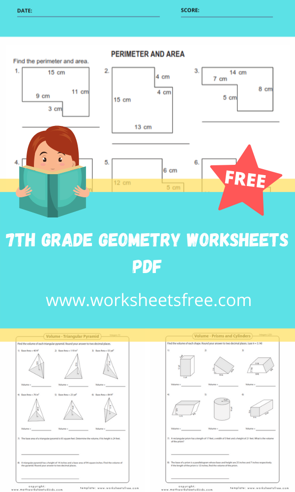 7th grade geometry worksheets pdf 6 Worksheets Free
