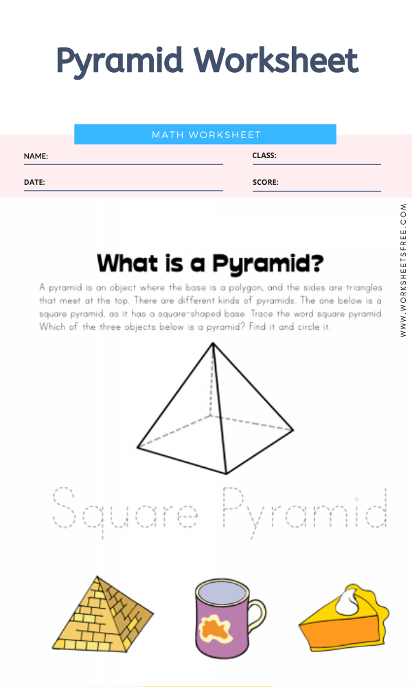 Pyramid Worksheet | Worksheets Free